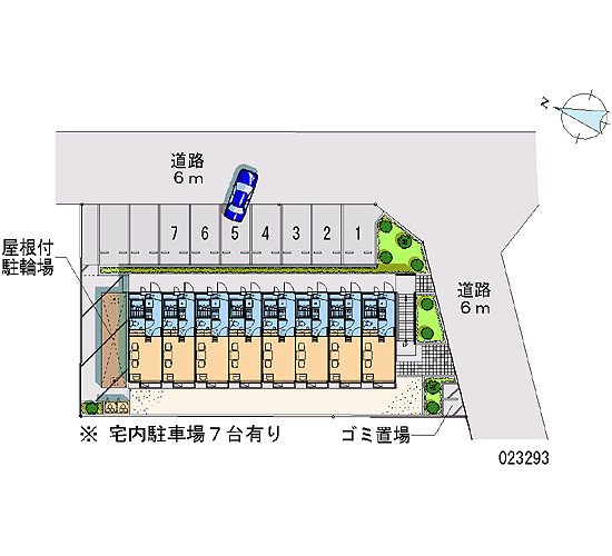 【駐車場】 | レオパレスハピネス | 画像4