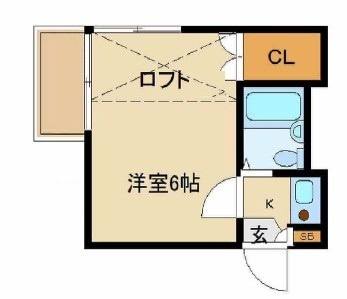 スプリングハウスの間取り|間取りです。