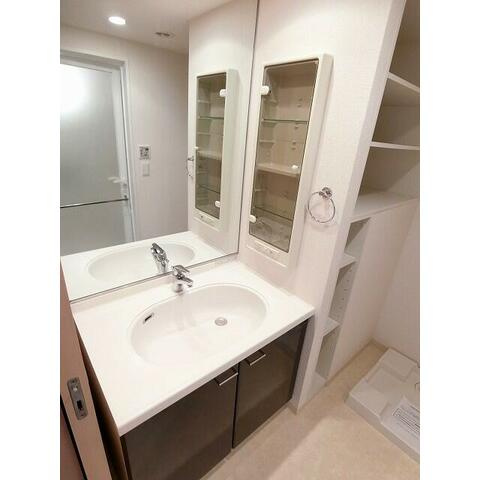 ピエス綱島の洗面所|人気の独立洗面台♪