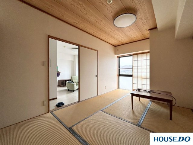 中古マンション　セントラルヒルズ桐生　の和室|柔らかい畳が心地よい和室