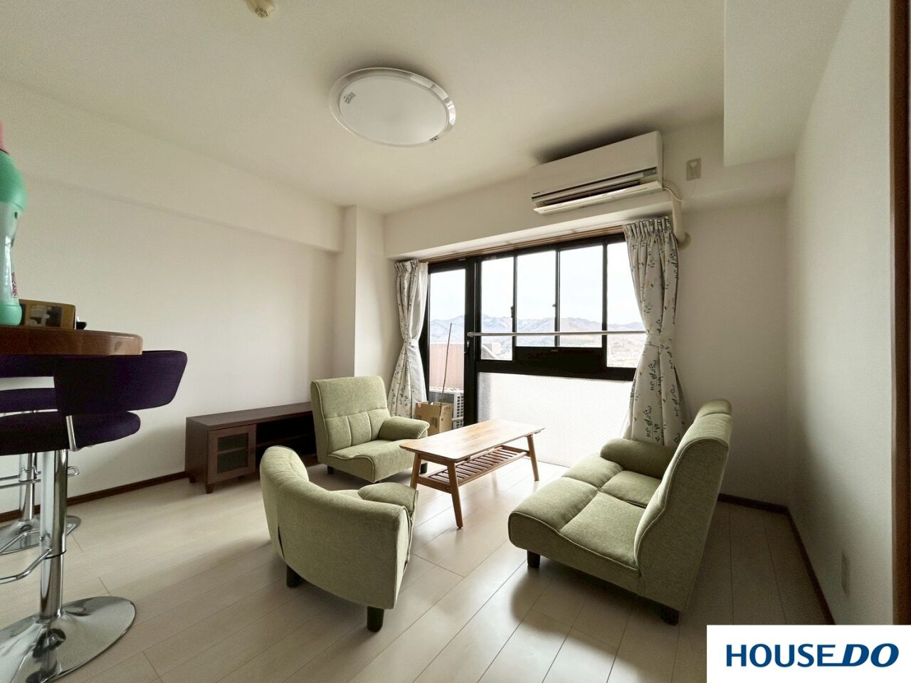 中古マンション　セントラルヒルズ桐生　の居間・リビング