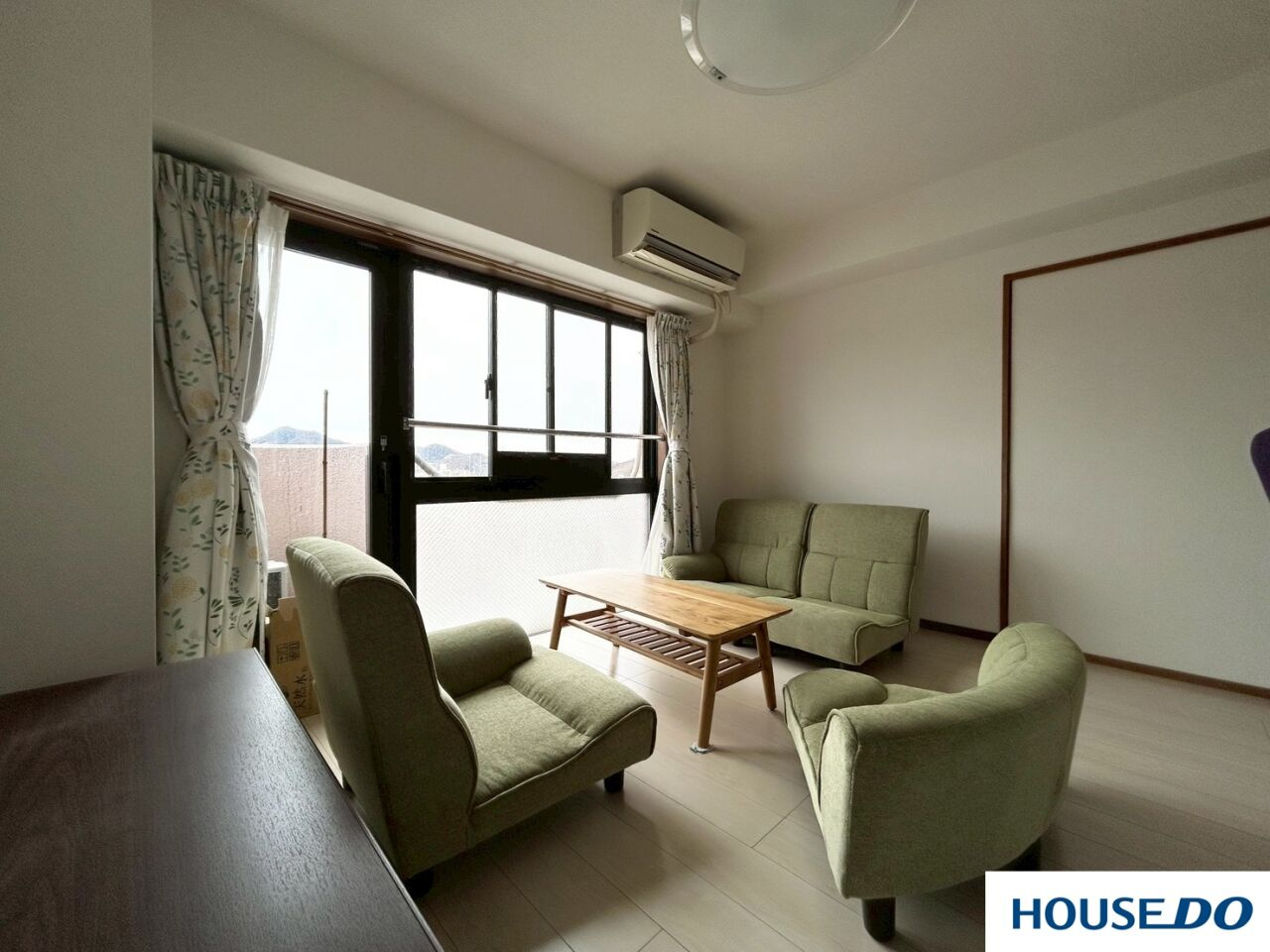 中古マンション　セントラルヒルズ桐生　の居間・リビング