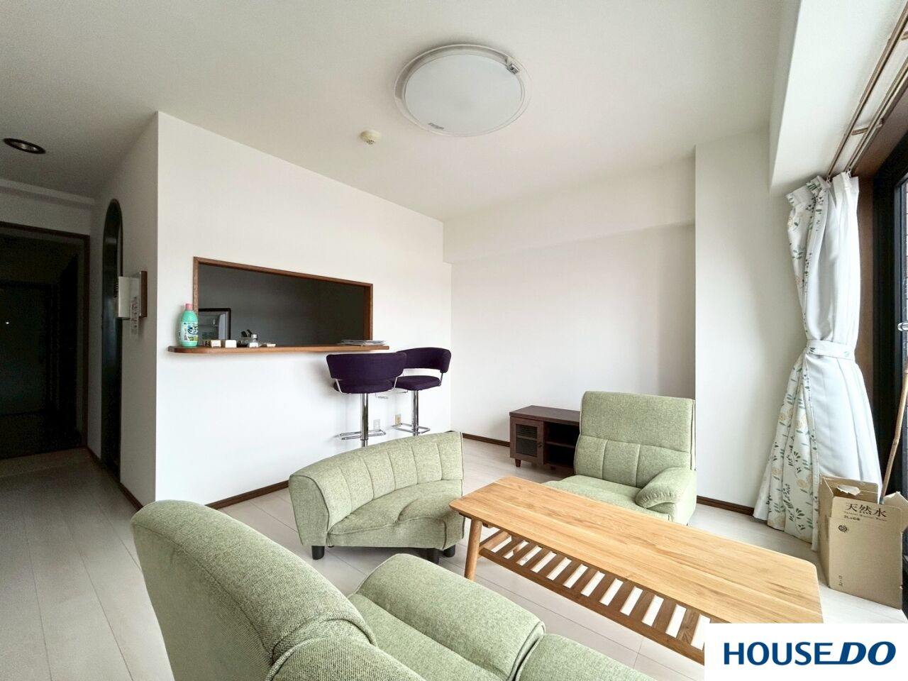 中古マンション　セントラルヒルズ桐生　の居間・リビング