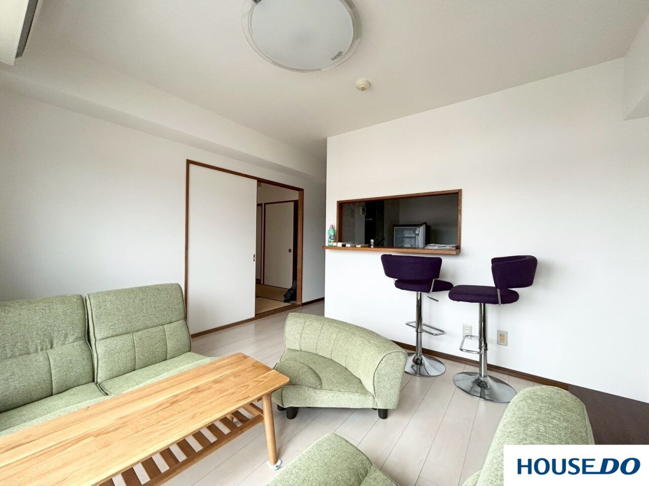 中古マンション　セントラルヒルズ桐生　の居間・リビング