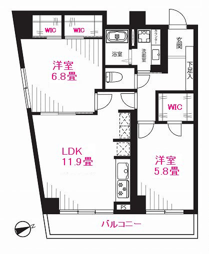 【間取り】 | プリズンマンション
