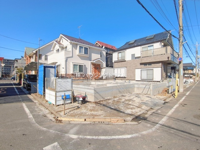 仲介手数料無料　リーブルガーデン所沢市榎町・新築全1棟の前面道路含む現地写真