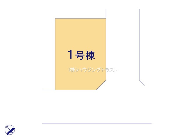 仲介手数料無料　リーブルガーデン所沢市榎町・新築全1棟の区画図