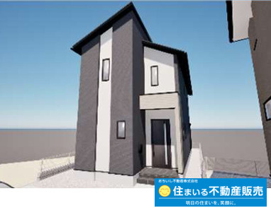 糟屋郡須恵町大字旅石24期　1号棟の外観パース