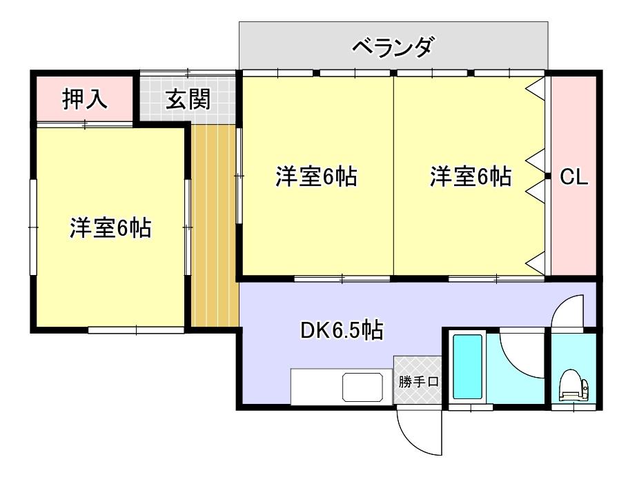 山藤住宅の間取り