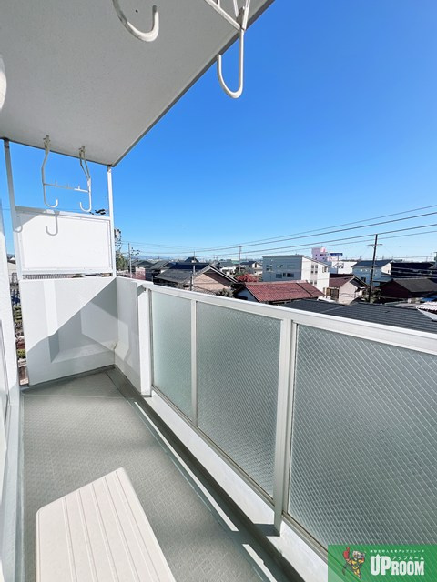 ハイツイヤサカのバルコニー