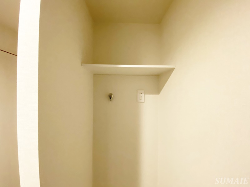 ステラメゾン田端の収納|洗濯機上収納です☆