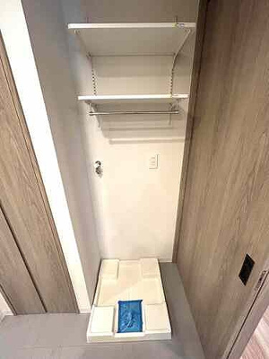 【設備】 | パークホームズ柏サンク | 室内洗濯機置場　※2026年1月の写真