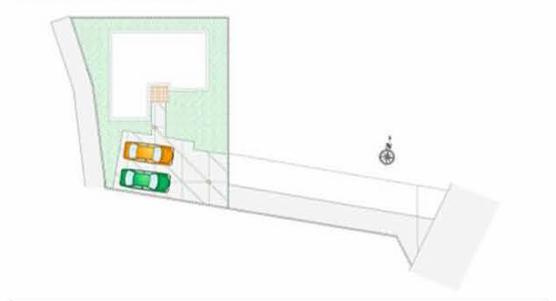 古河市上辺見　新築戸建　1号棟の区画図