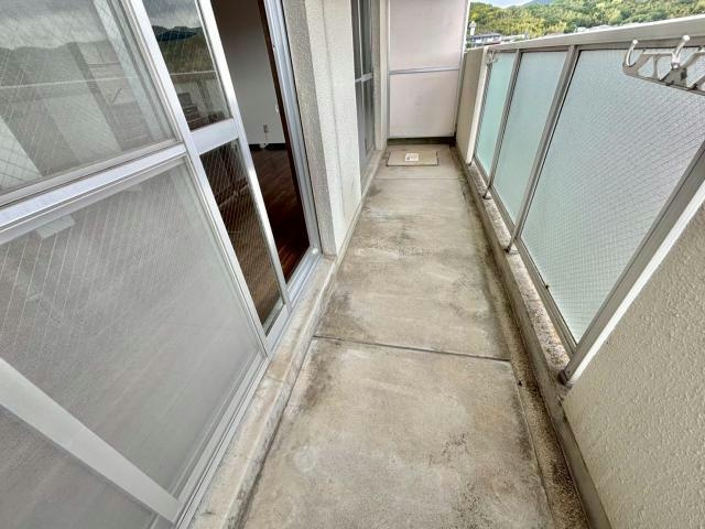 スカイハイツ田寺のバルコニー