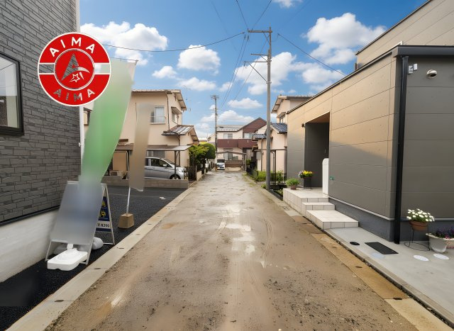 福岡市南区弥永5丁目第15-1棟（1号棟）の前面道路含む現地写真|前面道路です。
