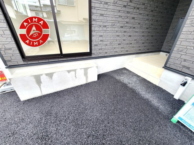 福岡市南区弥永5丁目第15-1棟（1号棟）の庭|お庭で自由な時間を過ごせます。
