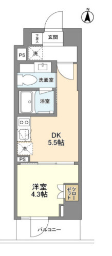 【間取り】 | Ａｕｇｕｓｔａ　Ｒｅｓｉｄｅｎｃｅ新中野