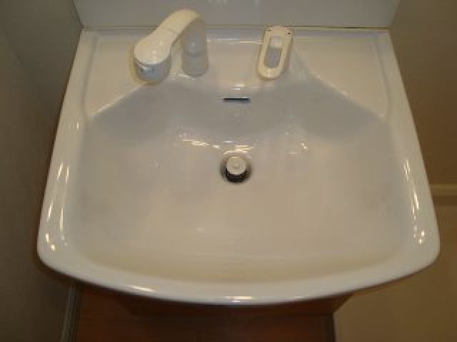 あやめハイムⅡの洗面所|洗髪洗面化粧台