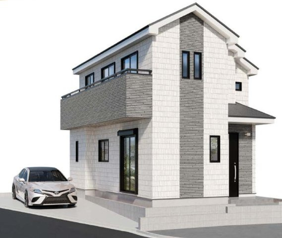 【仲介手数料無料】東久留米南沢５期全１棟　東久留米の新築住宅なら西武ハウジングの外観パース