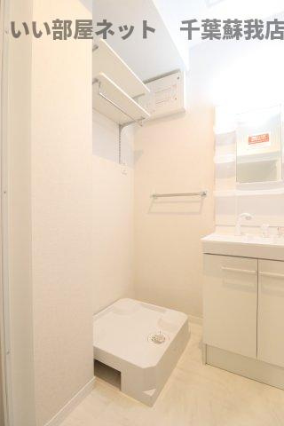 ｐｅａｃｅ　ｇａｒｄｅｎの洗面所|室内洗濯機置き場