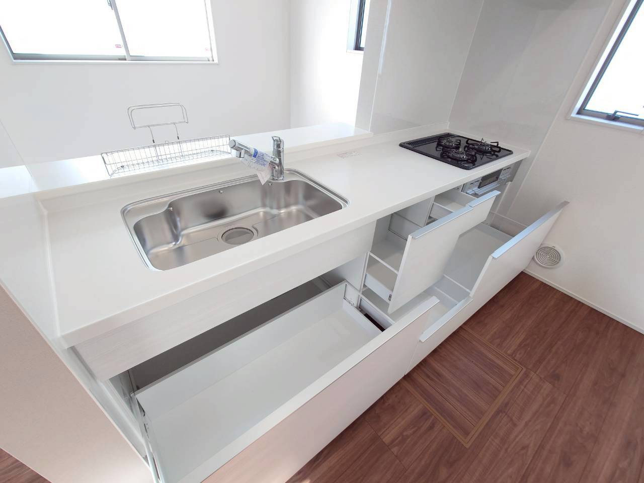 ■■豊見城市我那覇－3号棟（全3棟）のキッチン|使いやすいキッチンです