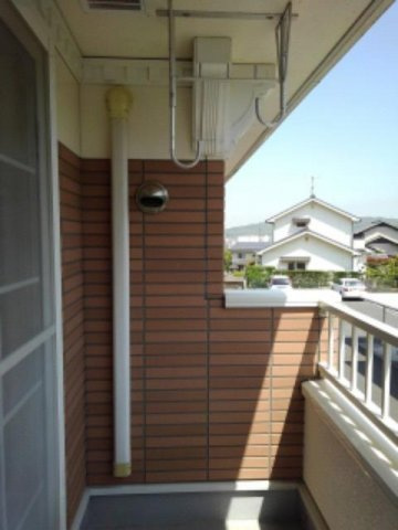 アドベントヒルズＢのバルコニー