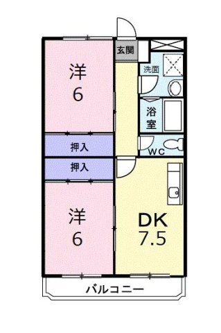 サンリーヴェの間取り