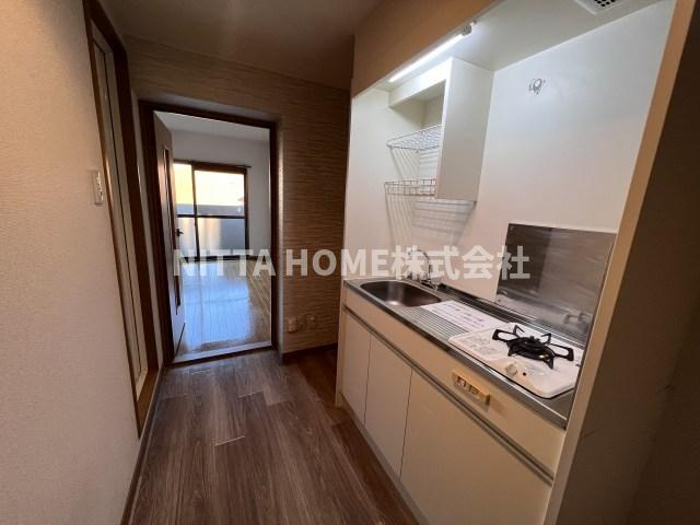 ユーミーロイヤルのキッチン|1口ガスコンロ付き★