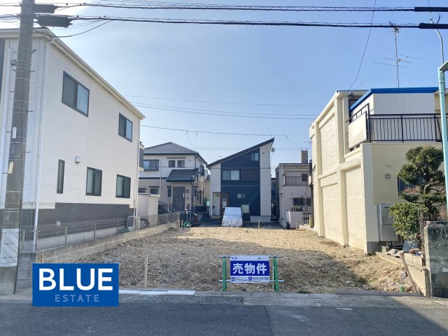 【天白区福池 限定1区画】建築条件付き土地/セミオーダー住宅の前面道路含む現地写真|南側道路より撮影（2025.11）