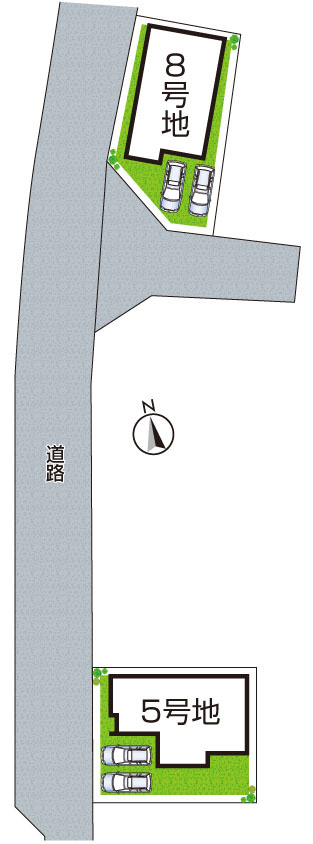 伊丹市寺本　第4期　新築一戸建ての区画図