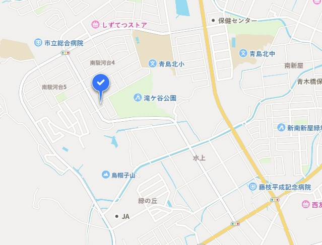 グリーンヒルⅡの地図