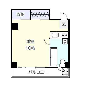 シャイン元住吉の間取り