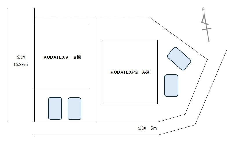 緑区姥子山KODATEXPGの区画図|配置図になります。