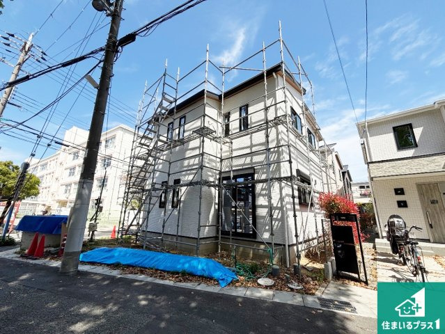 伊丹市寺本　第4期　新築一戸建ての外観|周辺は落ち着いた街並みの住宅地！子育てがしやすい住環境です！まだ未完成ですが、現地でしかわからない事もございます。是非一度ご覧ください。