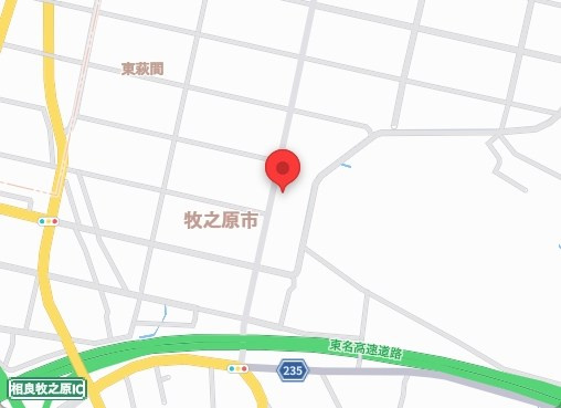 シャトレ牧之原の地図