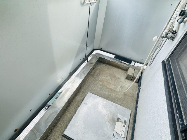 キャッスルコート南新在家のバルコニー
