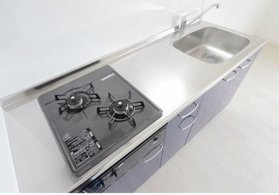 【キッチン】 | グランブルー森下 | コンパクトなキッチンで掃除もラクラク