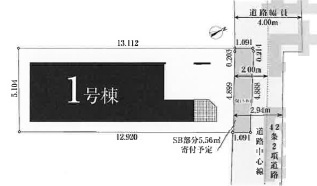 市川市本行徳020①の区画図
