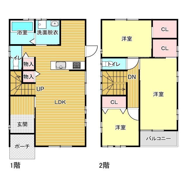 亀山市川崎町の間取り