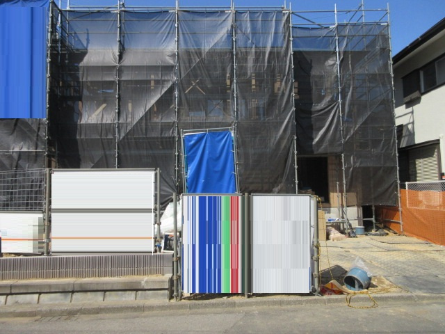 【仲介手数料無料】新築戸建　鳩山町松ヶ丘1-4-11（全1棟）の前面道路含む現地写真