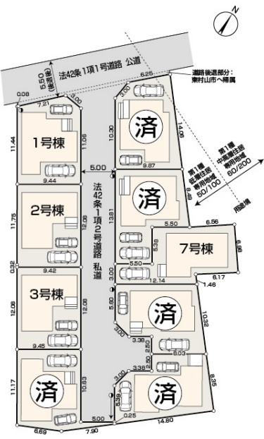 久米川町3丁目第2　全9棟　7号棟