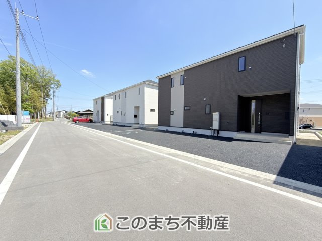 CRADLEGARDEN那須塩原市豊浦南町第5　1号棟の前面道路含む現地写真|前面道路含む現地写真