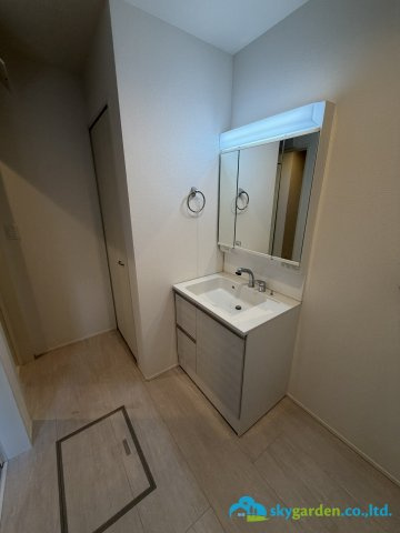 大磯町東小磯　新築戸建　全2棟　１号棟の脱衣所