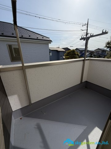 大磯町東小磯　新築戸建　全2棟　１号棟のバルコニー