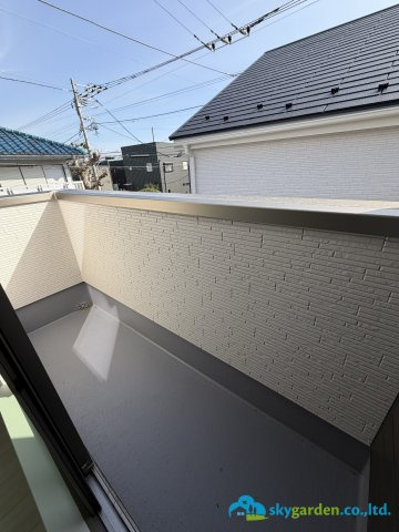 大磯町東小磯　新築戸建　全2棟　１号棟のバルコニー