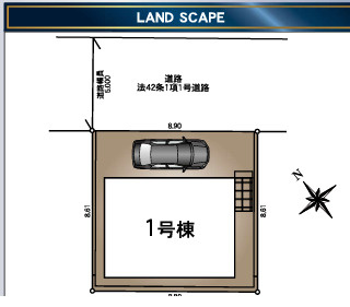 【区画図】 | 座間市明王　新築戸建て　全１棟【仲介手数料無料】 | 【仲介手数料無料でご紹介可能です】大樹不動産