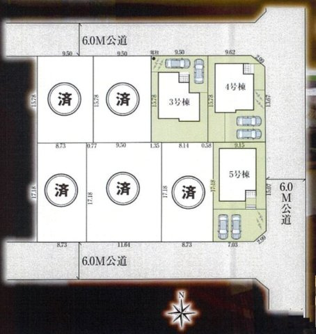 【3号棟　区画図】