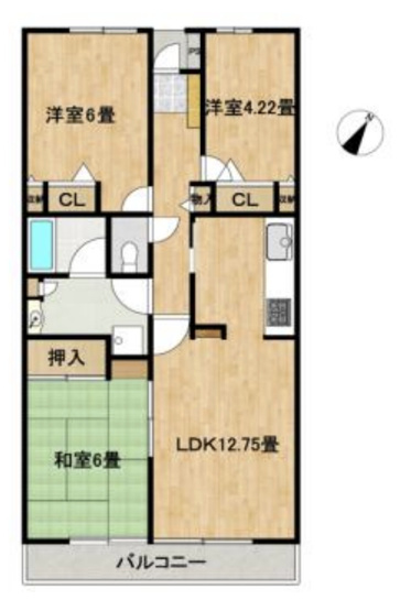 【間取り】 | 東建ニューハイツ北鴻巣　中古マンション