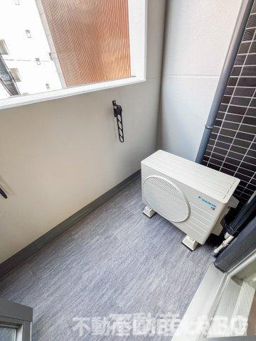 プレサンス朝潮橋ベイ・ブリーズのバルコニー