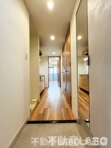 プレサンス朝潮橋ベイ・ブリーズの玄関